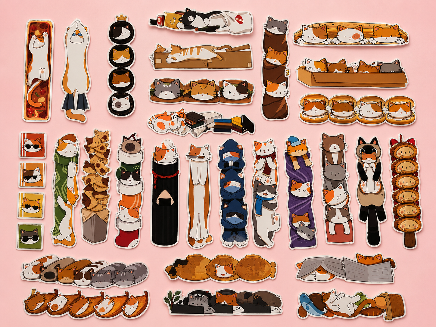 Assorted Cat Bookmark | Cute Cat Bookmark