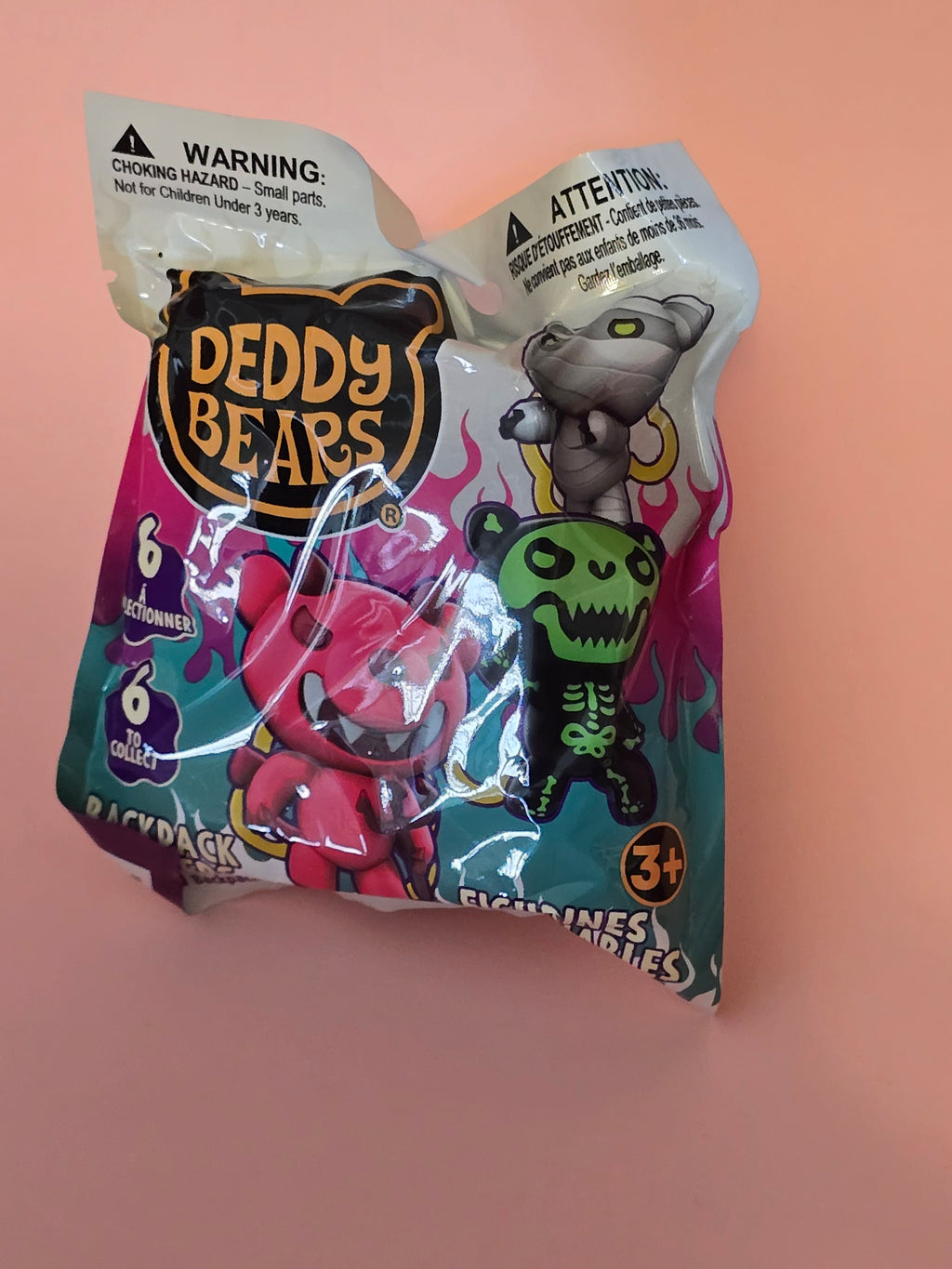 Deddy Bears Mystery Backpack Hanger | Official Collectible Plush Charm