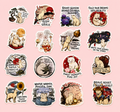 Inspirational Cat Sticker Pack | Cute Kawaii Stickers