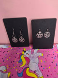 Pentagram Earrings | Gothic Witch Earrings | Hand-Assembled in New Zealand