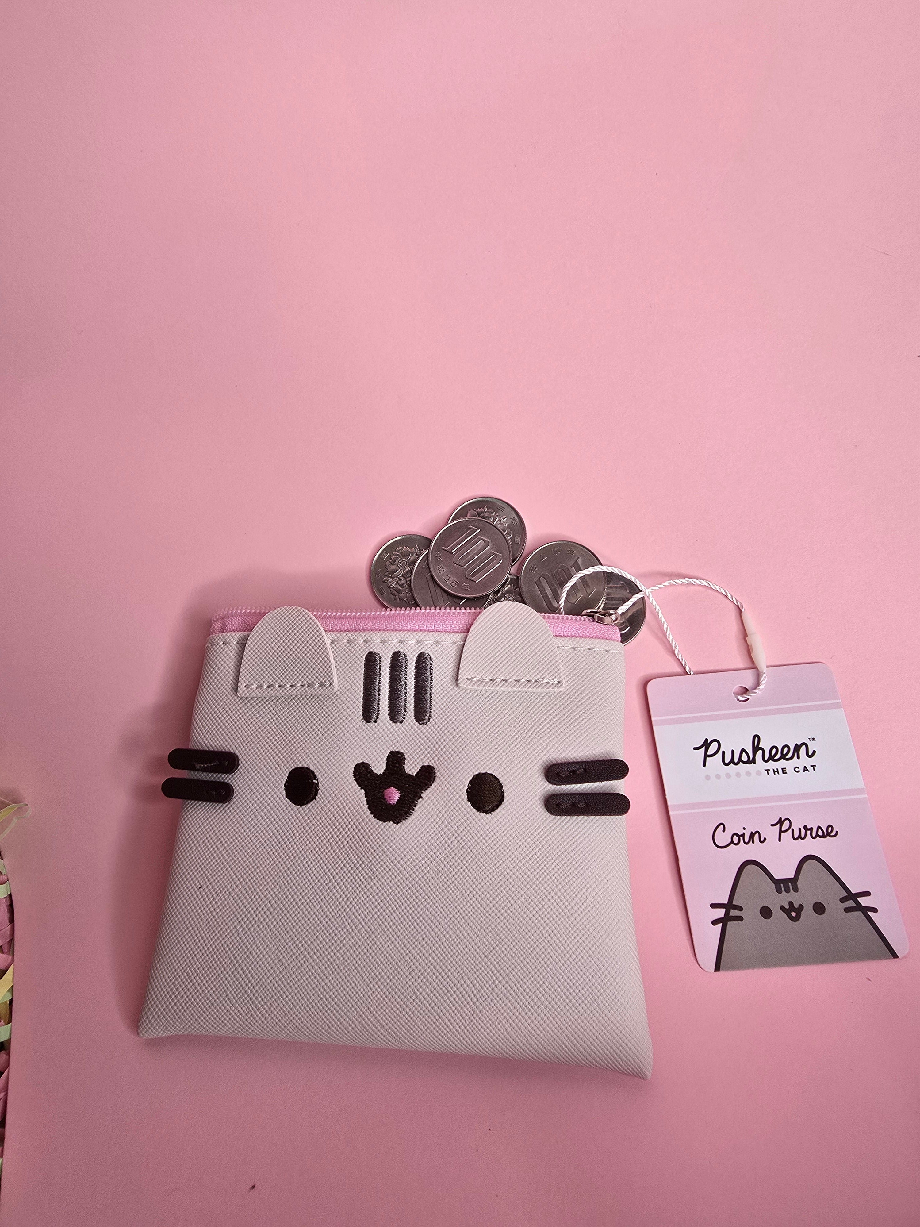 Pusheen Coin Wallet | Kawaii Card & Coin Purse | Official Merchandise