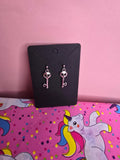 Skeleton Key Drop Earrings | Gothic Kawaii Earrings | Hand-Assembled in New Zealand