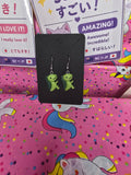 Tiny Rawrs™ Forest Rawr Dinosaur Earrings | Cute Handmade Kawaii Dino Jewellery