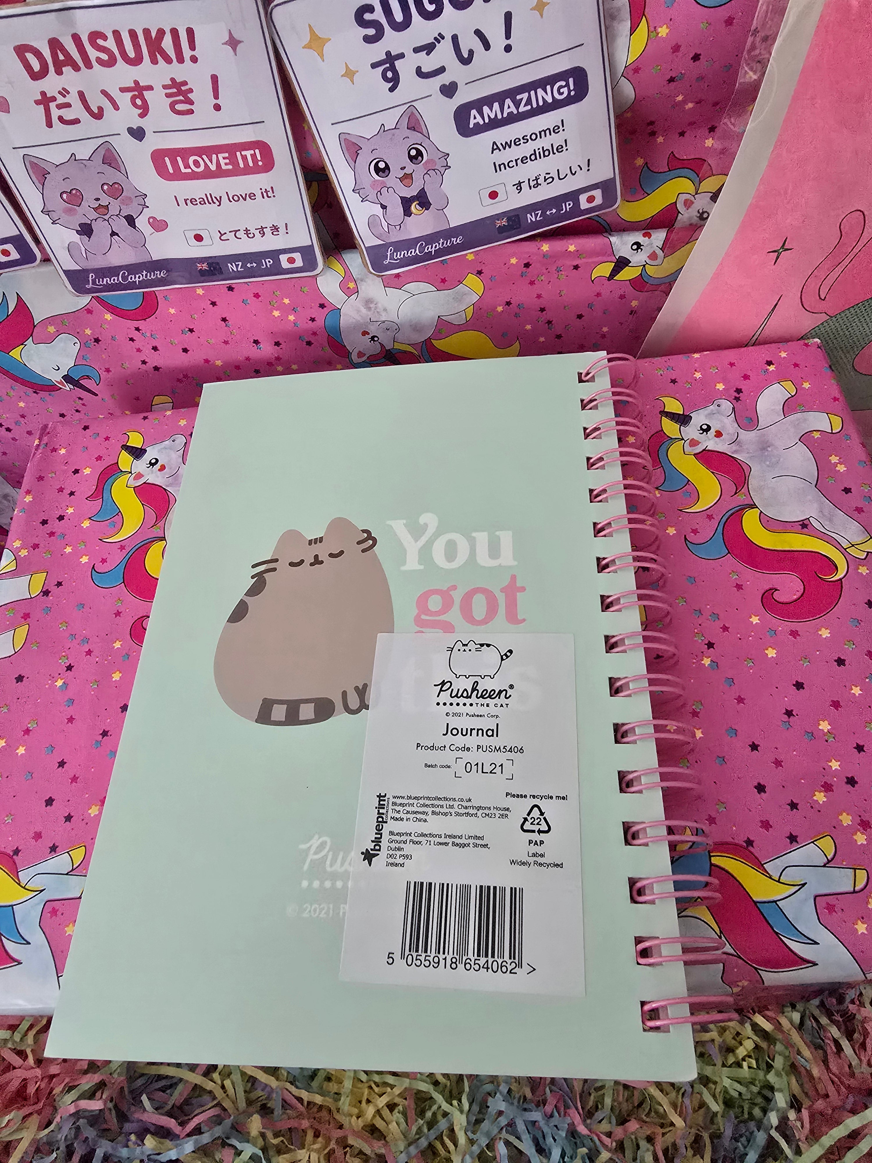 Pusheen "Just Being Me" Journal | Official Merchandise