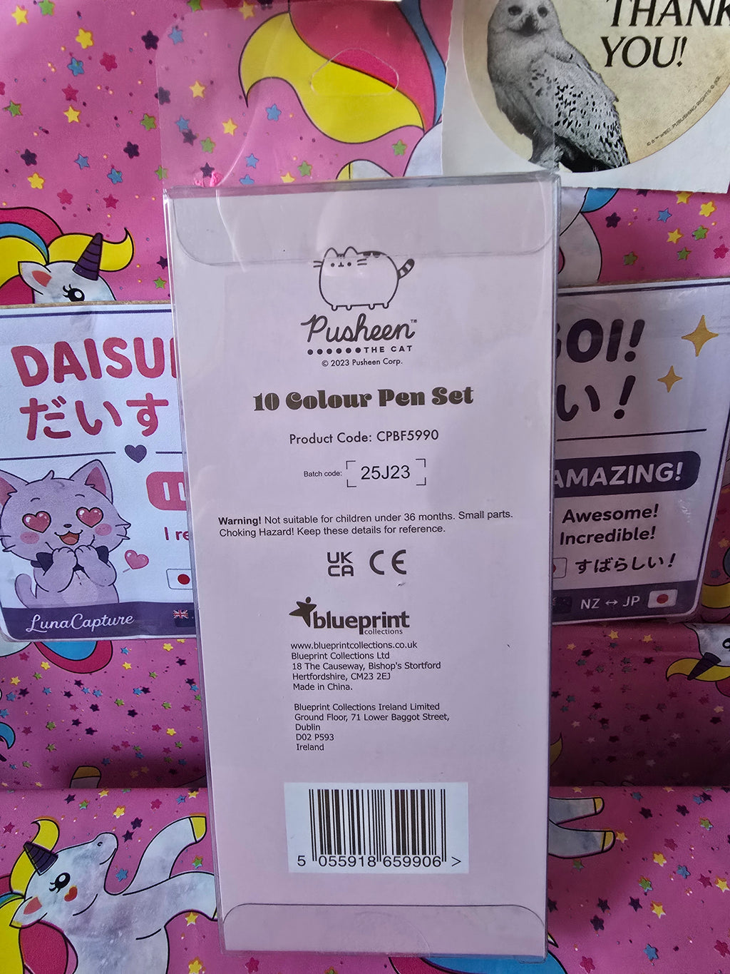 Pusheen Breakfast Friends 2-Pack 10-Colour Pens | Official Merchandise