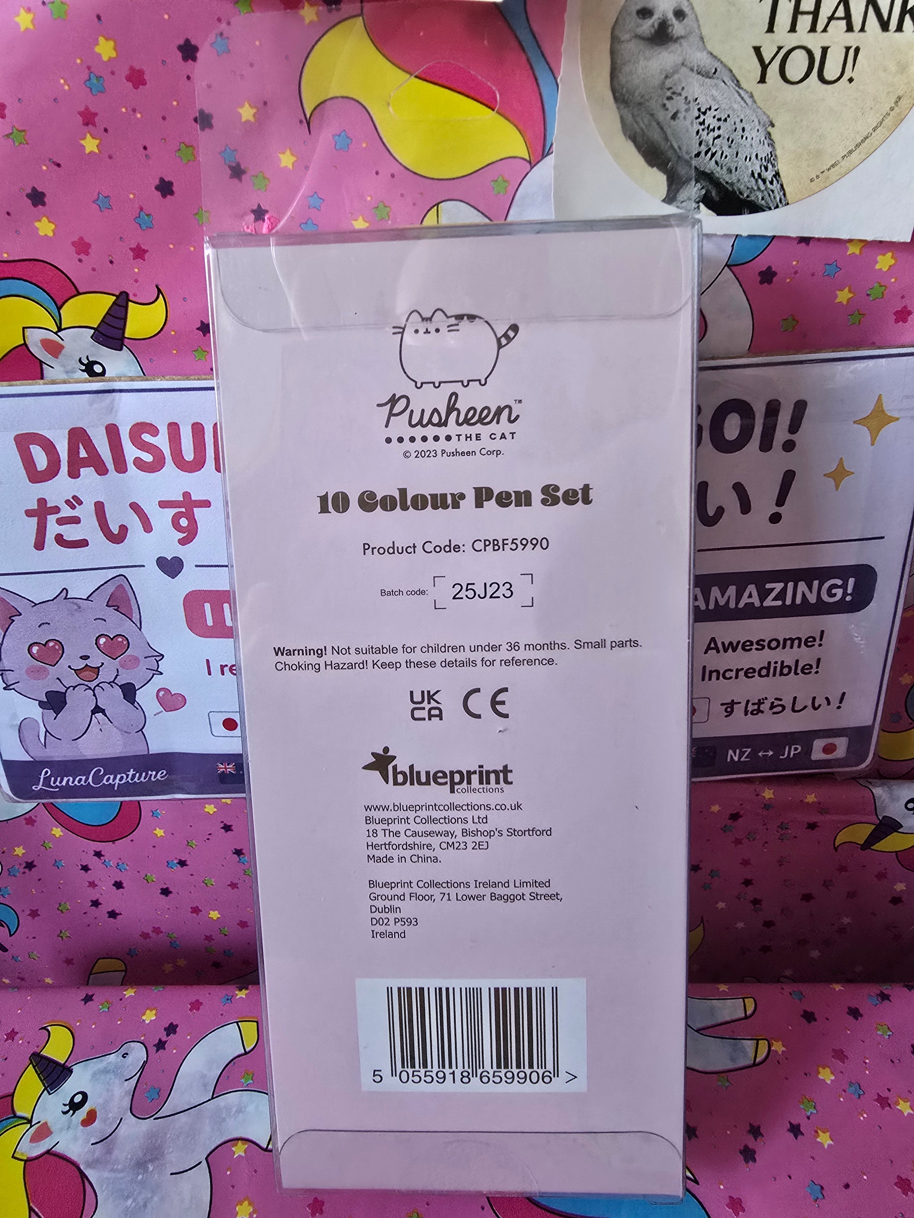 Pusheen Breakfast Friends 2-Pack 10-Colour Pens | Official Merchandise